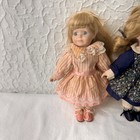 Memories Porcelain Dolls Collectible Small Vintage 2 Sisters Kids Toy