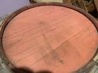 Antique Coca Cola Wood Syrup Red Barrel Metal Staves Original Label 10 Gallons