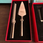 Cake Server Set  Champagne Flute Pair  Kate Spade  Grace Avenue Bow  Lenox