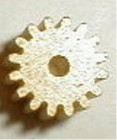 13 Tooth Tall Brass Pinion Gear Weldun 48 Pitch  078  Motor Shaft Slot Car Nos 