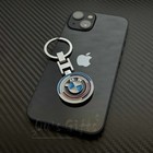 Bmw 50th Anniversary Style Keychain     Double-sided Metal Roundel Design