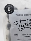 The Type Set Co  Modern Magnetic Letters     200-piece Set - Black 1 