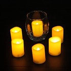 Set Of 6 Battery Operated Flameless Bright Led 1 5 x2 led Votive Candles 6 Pack