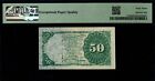 1869-1875 50 Cents 4th Issue Dexter Fractional Currency   Pmg Choice Unc 63 Epq 