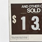 Vintage Marlboro Cigarette Display Metal Sign Tobacco Gas Station Advertising