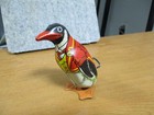 Vintage 1940 s J  Chein Tin Litho Wind-up Walking Penguin-works   