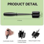 Meat Chopper 5 Curve Blades Ground Beef Smasher Heat Resistant Hamburger Smash