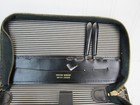 1950s Men   s Vintage Zippered Vanity Kit Cologne Grooming Toiletries Travel Case