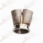 Us 4-1 Turbo Manifold Merge Collector 3  V-band Flange Stainless Steel