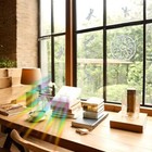 18 Pieces Window Decals For Bird Strikes - Rainbow Static Clings For Windows - A
