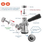 Keg Coupler For Sankey D System  Beer Keg Tap Kegerator Tap Coupler D Type