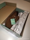 Italiana Sarabi Women s Brown Suede Comfort Mule Clogs Buckle Slip-on 9m
