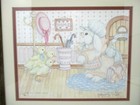 Bunny Home Sweet Home Chicks Signed Numbered Tattered Bear Co Mazzuca Framed