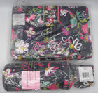 3 Pc Vera Bradley Ribbons Baby Changing Pad Bottle Caddy Pacifier New Rare