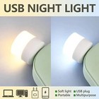 10x Mini Usb Led Night Lights Warm White For Reading   Travel Use - New