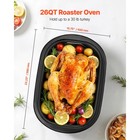 Uimoso Electric Roaster Oven 26qt With Self-basting Lid For Efficient Cooking