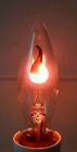 Vintage 1940 s Aerolux Light Bulb Flickering Flame Works 