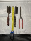Lot Of Antique 1920   s Hair Items  Hot Comb  Crimper  Curling Iron