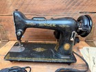 Vintage 1952 Singer Model 66 Electric Sewing Machine With Accessories