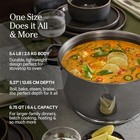 Our Place Titanium Perfect Pot Pro 6 75 Qt Stock Pot W lid silicone Spoon chrome