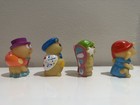 Lot Of 4 Playskool Glo Friends Glow Worm Bug Finger Figure Toys Vintage Hasbro