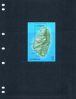 1 3 Off  6 00 Scott Value - 1989 St  Vincent Map Of Island S s Cv Mnh Nh Umm