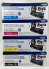 Genuine Brother Tn336 Toner Cartridge Complete 4 Pack Set C m y bk