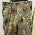 Vintage German Bundeswehr Flecktarn Military Pants Trousers Camo Army 1999 Read
