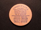 Southern California Wooden Nickel Token - American Israel Num  Assn  Dollar Coin