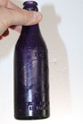 Antique Purple Soda Bottle  7 Oz 7 3 4  