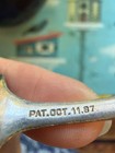 Beautiful Repousse Coffee Fruit Spoon Edwards Inlaid Sterling Pat  Oct  11  1887