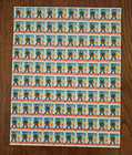 Lot Of 5 Different Us Christmas Seals Stamp Sheets  1940 s  All Mnh Og