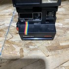 Vintage Polaroid Supercolor Instant Camera  635 Cl Rainbow Strip  Vintage Works