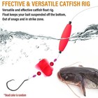 6pcs Kaleodam Catfish Rigs Catfish Float Rigs Catfishing Tackle Santee Rig Cir