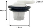2pcs Fuel Tank Vent Valve fuel Tank Vent Valve With Grommet Compatible With Ford