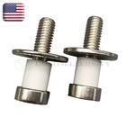 Pair 9601750 Door Latch Lock Striker Bolts Fits Chevy Gmc Truck Blazer 71-87