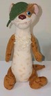 Nt  Ty Beanie Baby - Buck One Eyed Weasel Ice Age  7 Inch  Stuffed Animal Toy