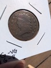 1828 Half Cent 13 Stars G-vg 6-8