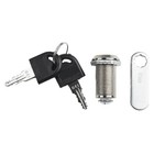 20mm Cam Lock For Cabinet Drawer Mailbox Cupboard Locker With 2 Keys Secure