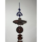 Vtg Rare 60    Hand Made Wood Carved Wall Hanging Asian Art Piece