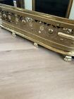 Antique Brass Pierced Fire Fender Lion Paws 48  Long