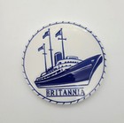 Royal Yacht Britannia Ceramic Trivet   Coasters Made In Scotland 1953 To 1997