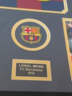 Lionel Messi Signed Framed Jersey Authenticated   Coa Fc Barcelona 