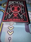 Bicycle Playing Cards Game Deck Webbed Design Spider Web English New sealed