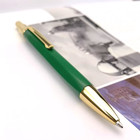 Rolex Emerald Executive Gold Hex Ballpoint Pen Ad Vip Gift