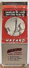 Hazard Insulated Wire Works Wilkes-barre Pa Pennsylvania Vintage Matchbook Cover