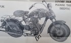 Original 1940s Powell P-49  P-81 Motor Scooter Brochure Set In Original Envelope