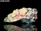 743 Gr  Fluorescent Marialite Scapolite Crystals Cluster W sodalite Calcite