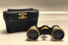 Antique Lemaire Paris Opera Glasses Mother Of Pearl Binoculars W original Case
