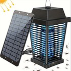 4500v Electric Solar Bug Zapper Outdoor  Mosquito Zapper Waterproof Fly Zapper d